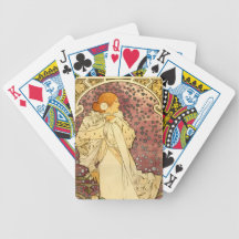 Alphonse Mucha Art Deco Card Decks