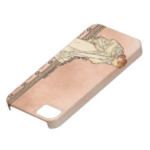 Alphonse Mucha Art Deco iPhone 5 Case