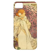 Alphonse Mucha Art Deco iPhone 5 Covers