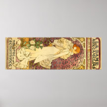 Alphonse Mucha Art Deco Posters