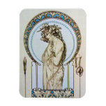 Alphonse Mucha Art Flexible Magnets