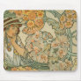 Alphonse Mucha Art Mouse Pad