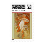 Alphonse Mucha - Art Nouveau - Spring Stamps