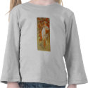 Alphonse Mucha - Art Nouveau - Spring t-shirts