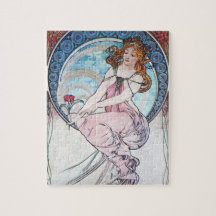 Alphonse Mucha Art Photo Puzzle