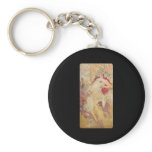Alphonse Mucha Automne Autumn Keychain