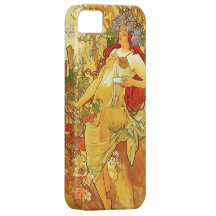 Alphonse Mucha Autumn iPhone 5 Case