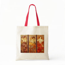 Alphonse Mucha Canvas Bag