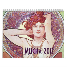 Alphonse Mucha calendar