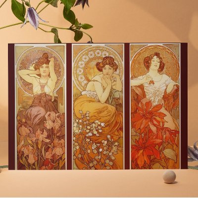 Alphonse Mucha Cards by msdespina