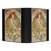 ALPHONSE MUCHA CHANSONS D`AJEULES BINDER