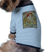 ALPHONSE MUCHA CHANSONS D`AJEULES DOG CLOTHING