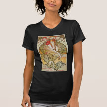 ALPHONSE MUCHA CHANSONS D`AJEULES T SHIRT