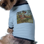 alphonse mucha chocolat masson dog tee shirt