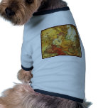alphonse mucha chocolat masson dog t-shirt