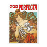 Alphonse Mucha - Cycles Perfecta Postcard