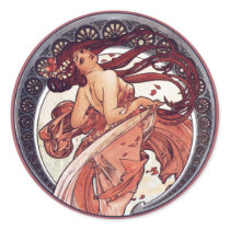 Alphonse Mucha - Dance stickers
