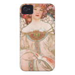 Alphonse Mucha: Daydream (Rêverie) Case-Mate iPhone 4 Cases