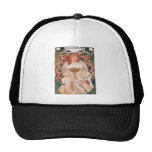 Alphonse Mucha: Daydream (Rêverie) Trucker Hat