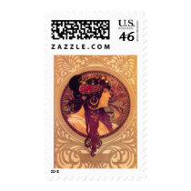 Alphonse Mucha - Donna Orechini postage by MasterpieceArt Alphonse Mucha - Donna Orechini postage