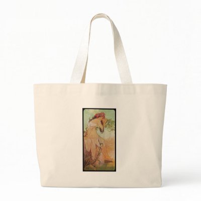 Alphonse Mucha Ete Summer Canvas Bag by vintage_poster