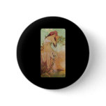 Alphonse Mucha Ete Summer buttons
