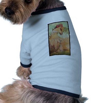 Alphonse Mucha Ete Summer Pet Tee by vintage_poster