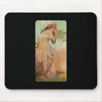 Alphonse Mucha Ete Summer Mousepad