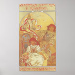 Alphonse Mucha - Exhibition 1913 Print