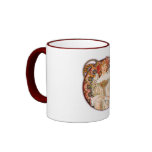 Alphonse Mucha - F. Champenois Coffee Mug