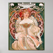Alphonse Mucha F. Champenois Poster