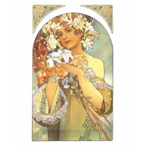 Alphonse Mucha "Flower" Art Nouveau Shirt by MyOtherPlanet Alphonse Mucha "Flower" Art Nouveau Shirt