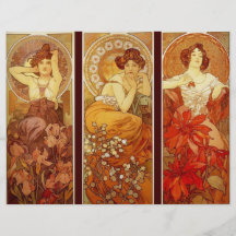 Alphonse Mucha Flyer Design