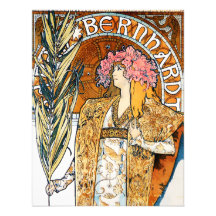 Alphonse Mucha Gismonda Invitations
