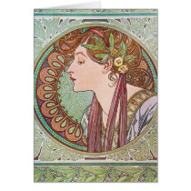 Alphonse Mucha Goddess Art cards