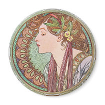 Alphonse Mucha Goddess Art magnets