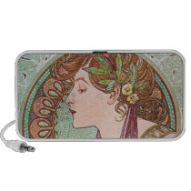 Alphonse Mucha Goddess Art speakers