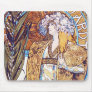 Alphonse Mucha Goddess Mouse Pads