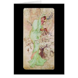 Alphonse Mucha Hiver Winter Card