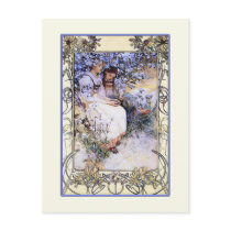 Alphonse Mucha illustration: The Beatitudes Postcards