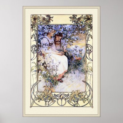 Alphonse Mucha illustration: The Beatitudes Poster by VintageCabaret
