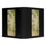 Alphonse Mucha Iris 3 Ring Binders