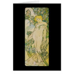 Alphonse Mucha Iris Cards