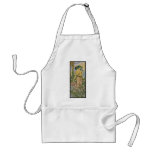 Alphonse Mucha L 'Oeillet Carnation Apron