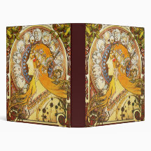 Alphonse Mucha La Plume Binder