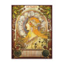 Alphonse Mucha La Plume Post Card