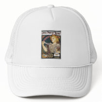 Alphonse Mucha- Lance Parfum "Rodo" - Perfume Ad hats by VintageCabaret Alphonse Mucha- Lance Parfum "Rodo" - Perfume Ad hats