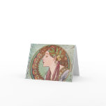 Alphonse Mucha Laurel Art Nouveau Note Cards H