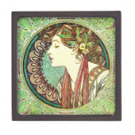 Alphonse Mucha Laurel Gift Box Premium Jewelry Boxes