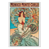 Alphonse Mucha Monaco, Monte-Carlo, 1897 cards